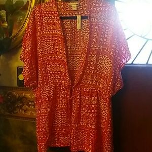 Victoria Secret Red/White Hearts Top